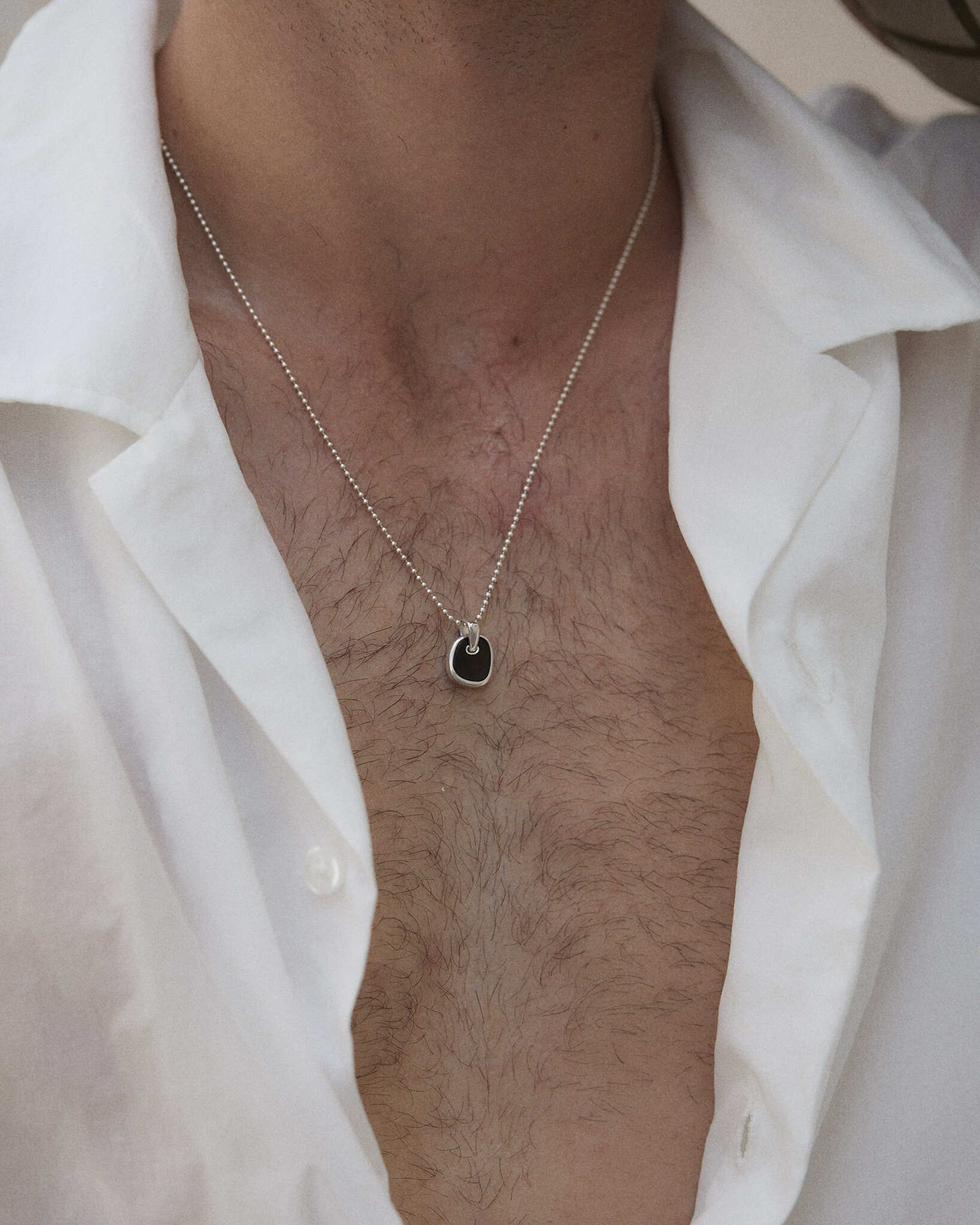 irregular signet necklace – Hernan Herdez