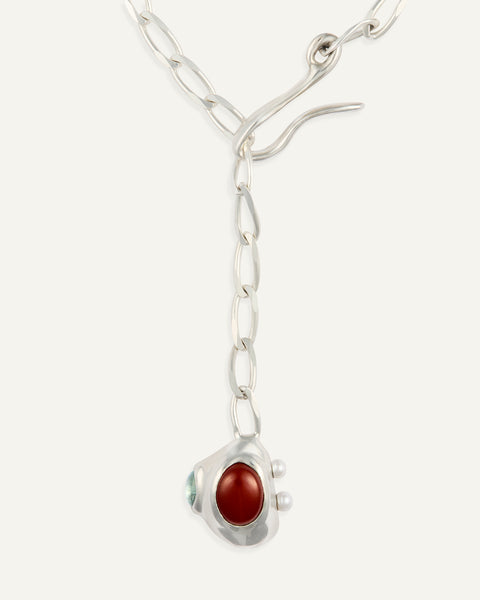 ☆ENGBROX☆ deux ring necklace EBNL21107 deconstructed necklace no.2 – Hernan Herdez