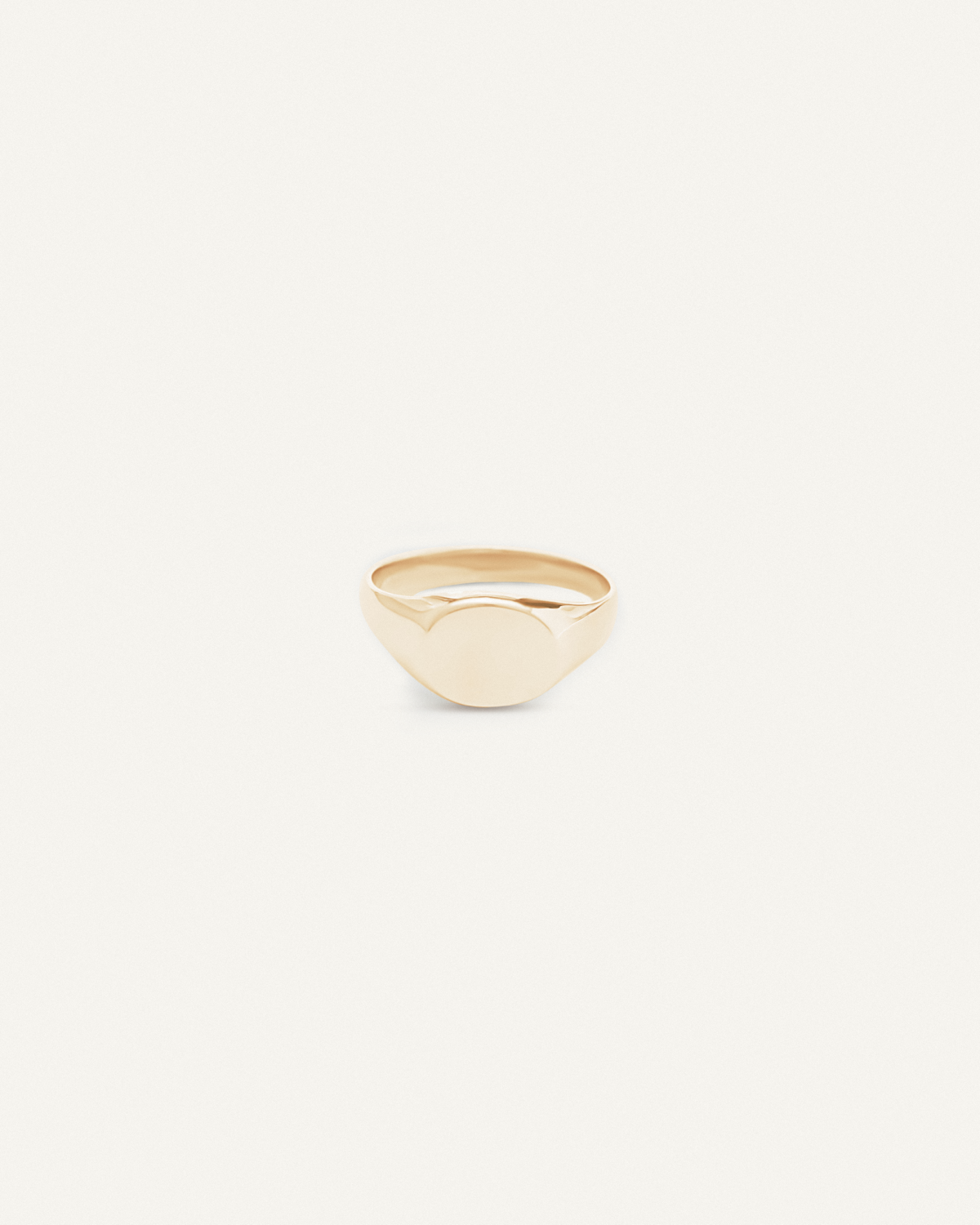 irregular small signet ring