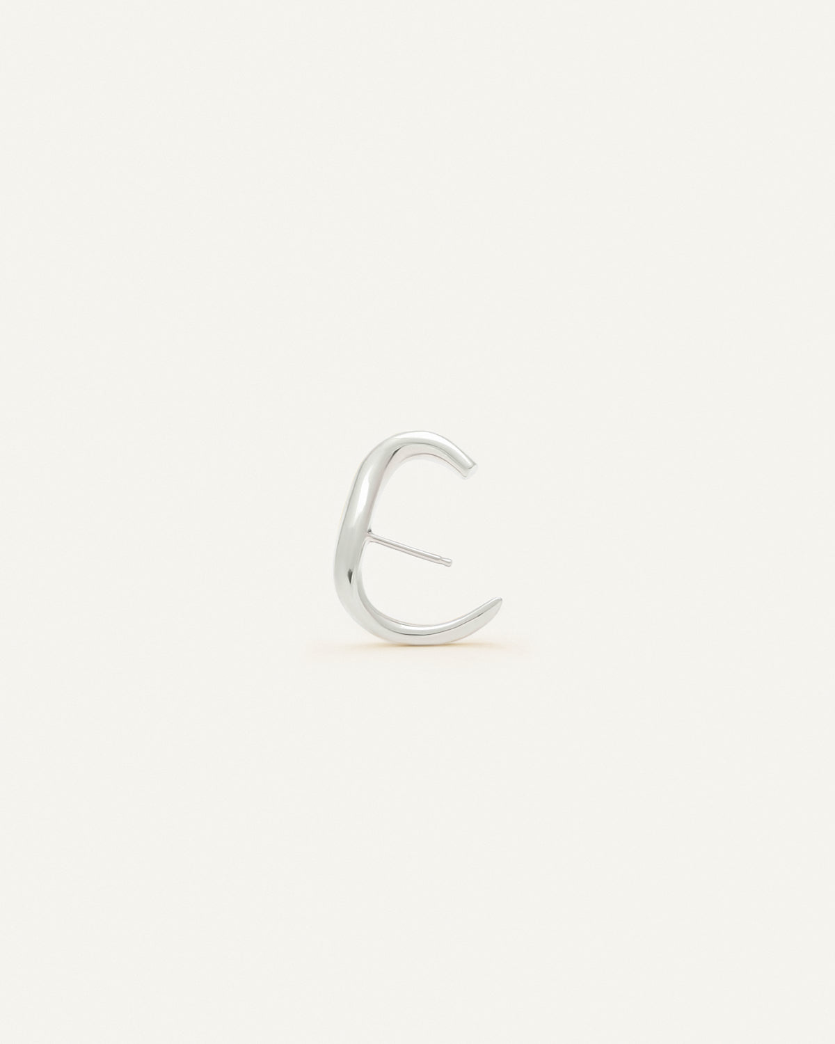 everyday lobe earring - sterling silver