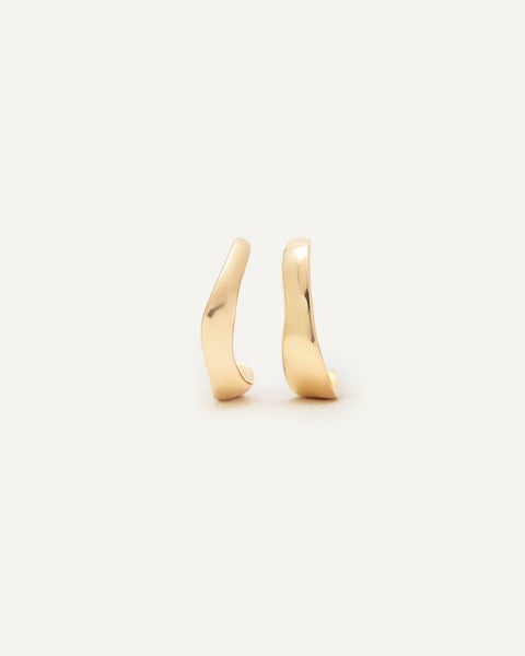 irregular lobe hoops – Hernan Herdez irregular lobe hoops – Hernan Herdez