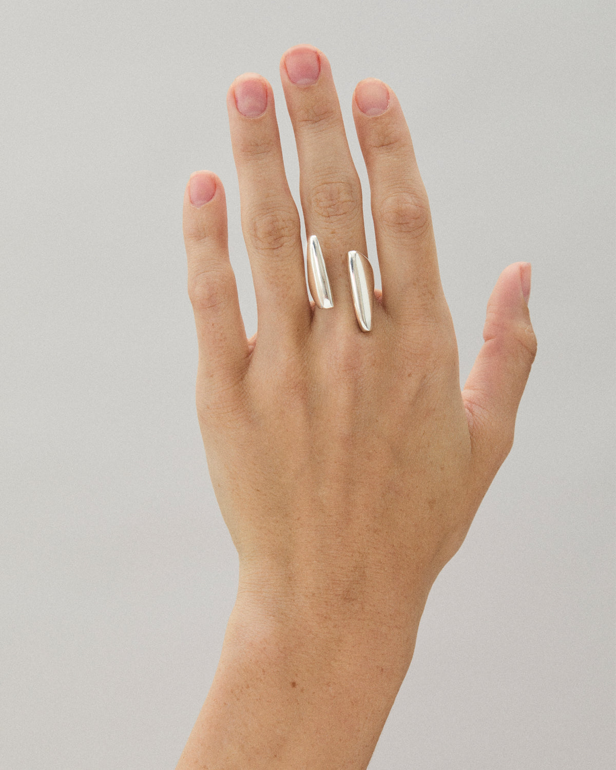 mala ring - sterling silver / 5