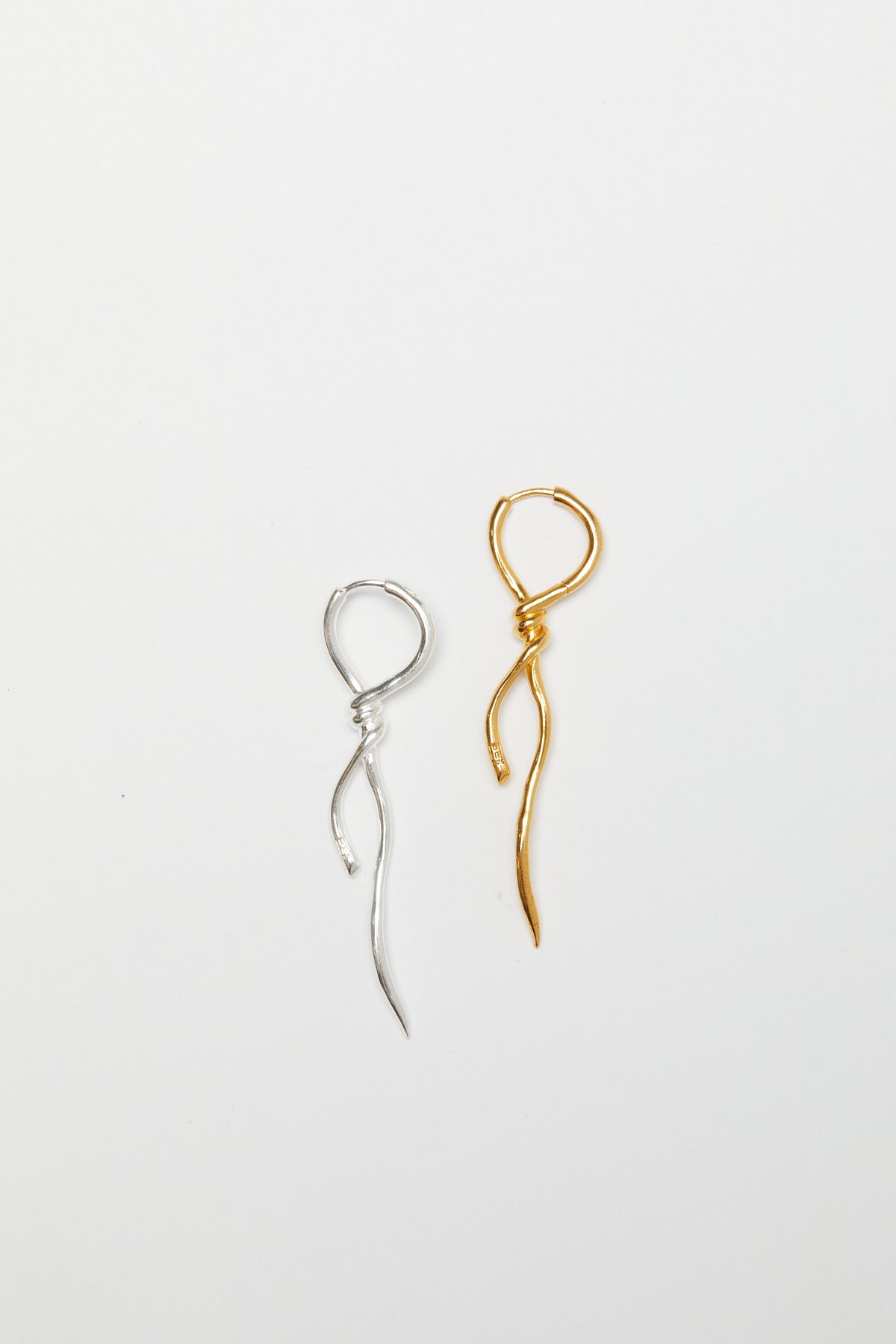 fine cable earring