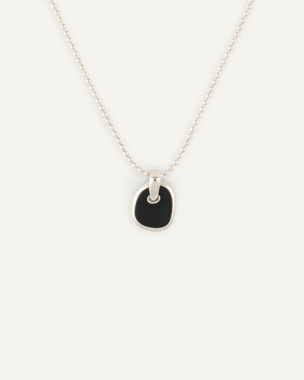 irregular signet necklace