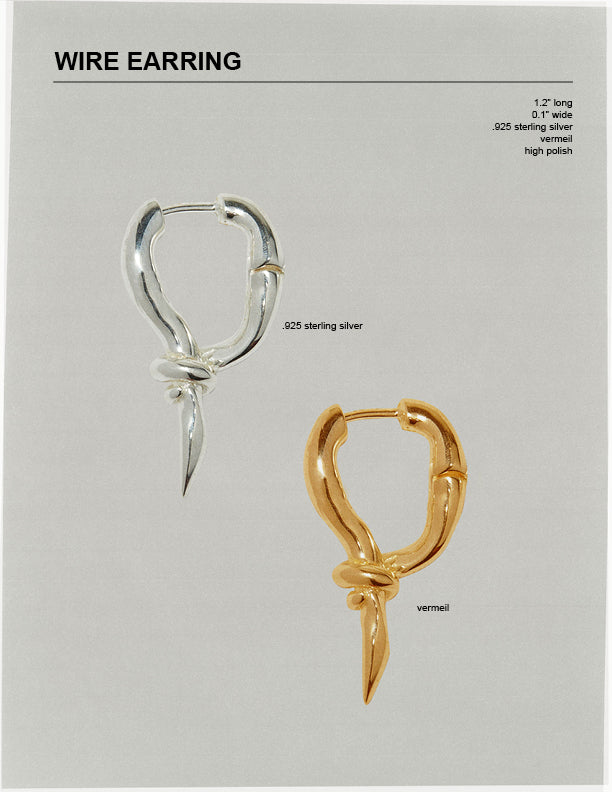 wire earring